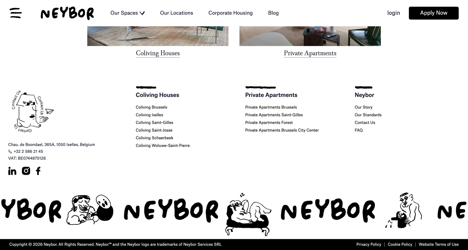 Neybor project screen 1