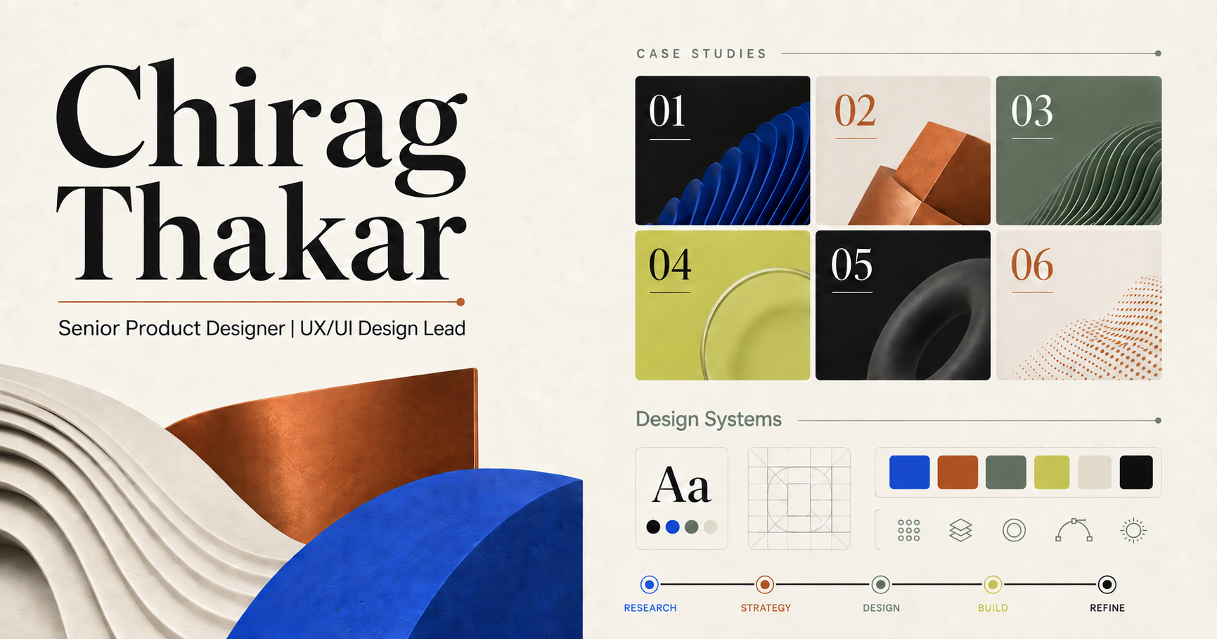 Chirag Thakar portfolio visual card